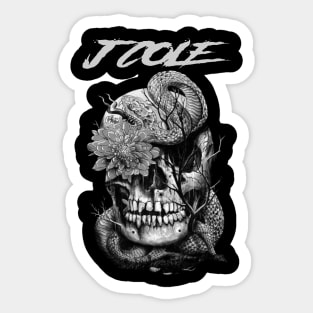 J COLE RAPPER MUSIC Sticker